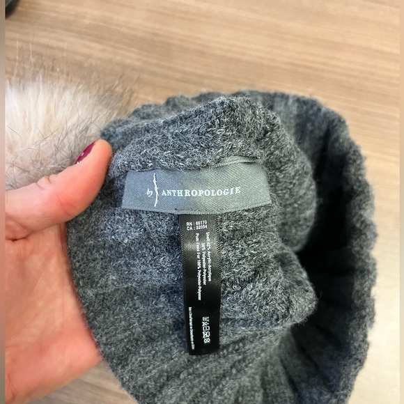 Anthropologie Pom Pom Beanie - Picture 3 of 4